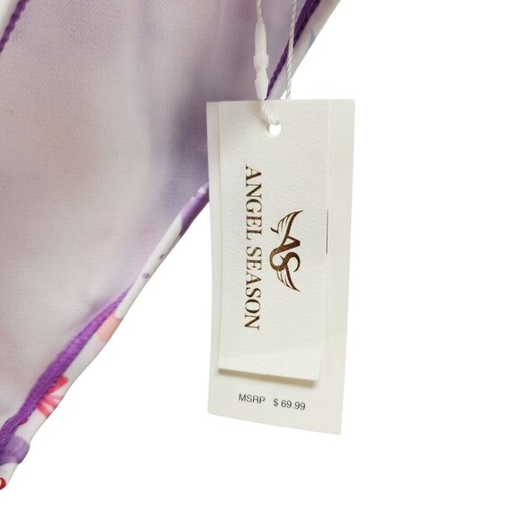 Angel Season Girls Long Sleeve UV One Piece Flamingo Swimsuit Size 7 Years - Picture 3 of 8